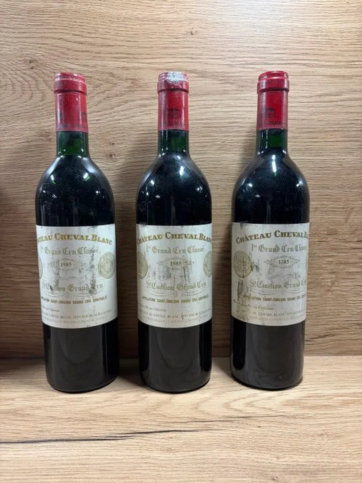 1985 Château Cheval Blanc - Saint-Émilion 1er Grand Cru Classé - 3 Bottles (0.75L)