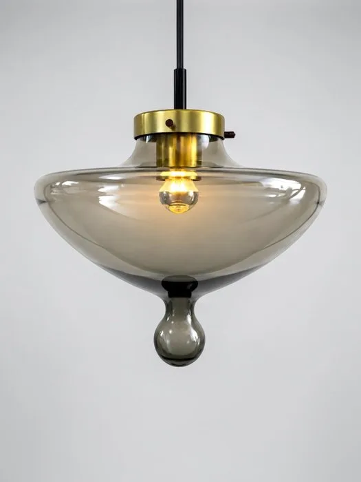 Raak Amsterdam - Hanging lamp - Mid-Century Hand-Blown - Glass - 1960s
