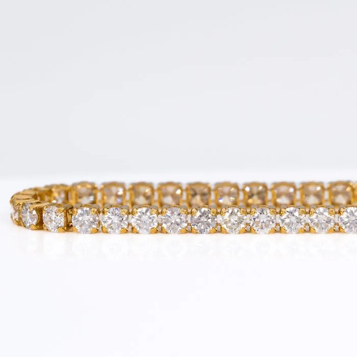 Bracelet - 18 kt. Yellow gold - 4.52ct. tw. Diamond (Natural) - GWLab