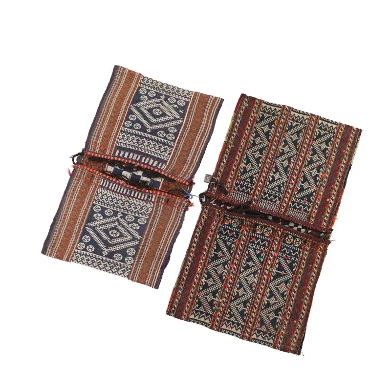 Two South Persian Flatwoven Double Bags early 20th Century