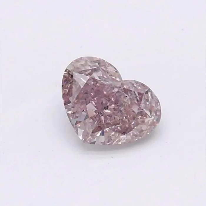 1 pcs Diamond (Natural coloured) - 0.30 ct - Heart - Fancy Pink - SI2 - Gemological Institute of America (GIA) - Fancy Pink GIA
