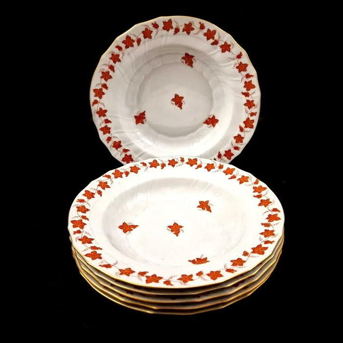 Herend - Set of soup bowls (6) - Porcelain