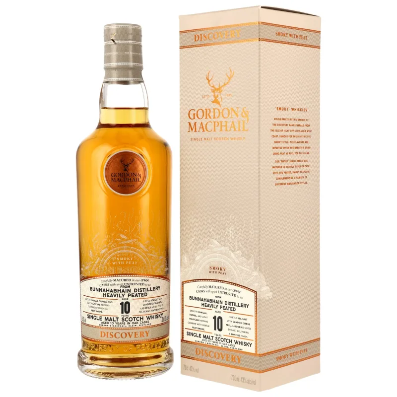 Bunnahabhain – 10 Year Old Heavily Peated Gordon & MacPhail Discovery