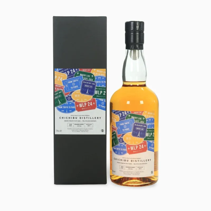 Chichibu – Traveller Edition 2024 Tokyo to Paris Whisky Live Paris 2024 Exclusive Single 1st Fill Bourbon Cask (70cl)