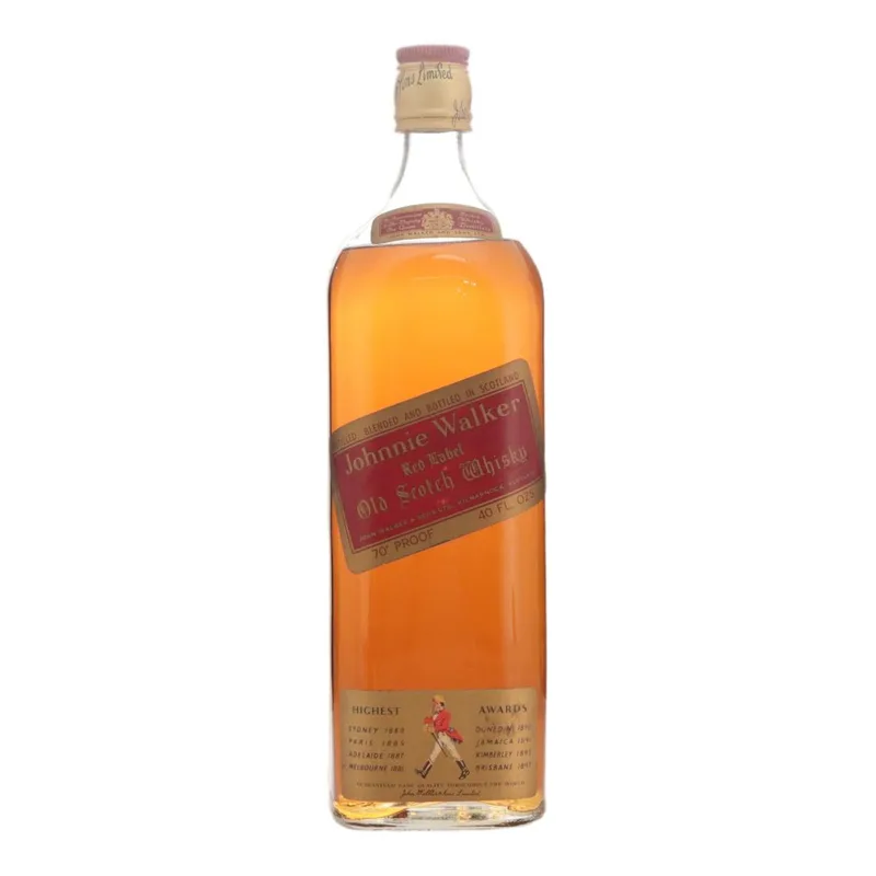 Johnnie Walker – Red Label 1 Litre 1970s (40 FL OZS, 70.00%)