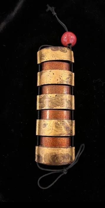 Inro signed Kajikawa Saku, 19th century - Wood - Japan - Edo Period (1600-1868)