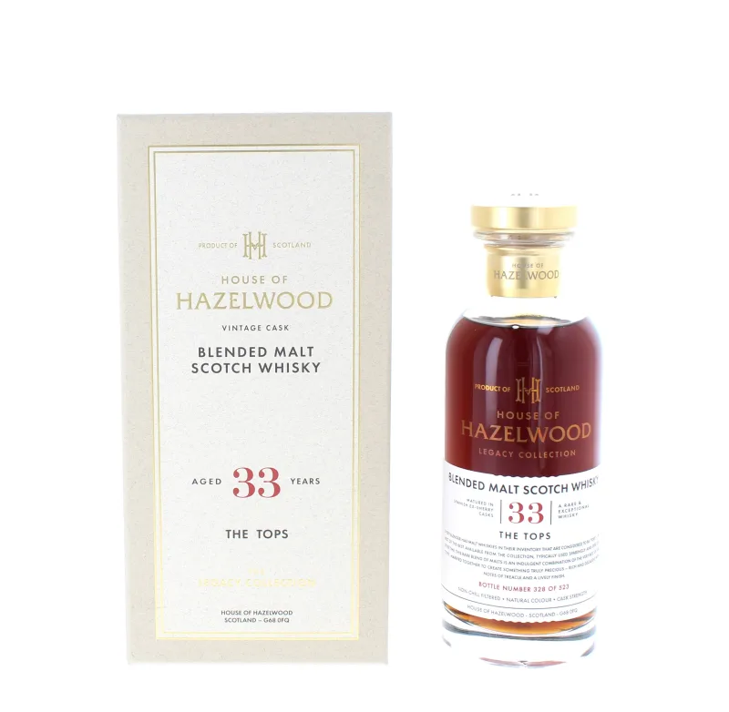 House of Hazelwood 33 Year Old The Tops – The Legacy Collection (70cl, 51.6%)