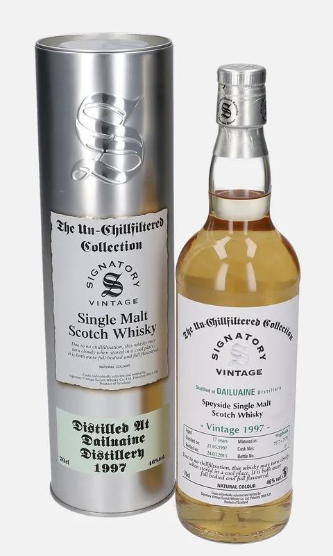 Dailuaine – 1997 17 Year Old Signatory Vintage Scotch Whisky Co. The Un-Chillfiltered Collection