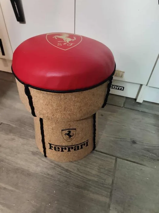 Ferrari Champagne Cork Puff – Unique Collector’s Piece - Bench - Cork