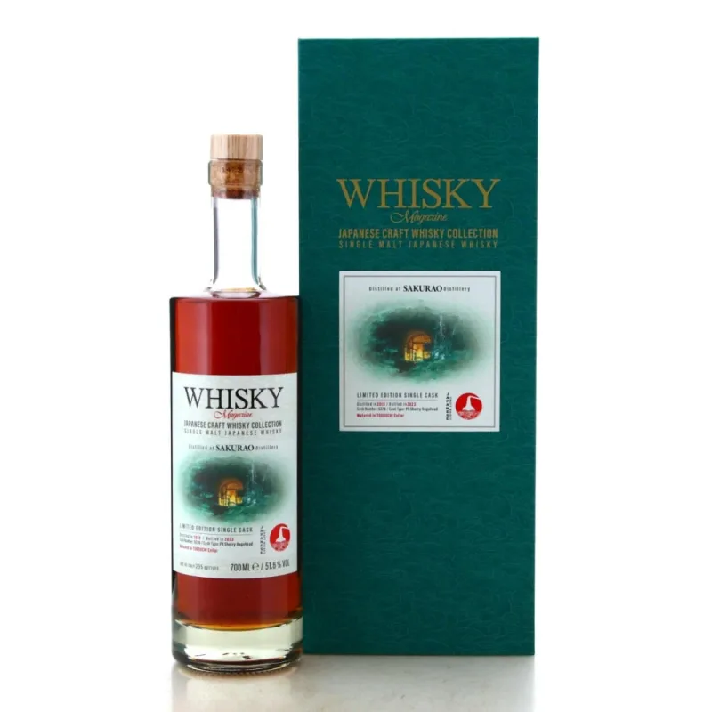 Sakurao – 4 Year Old 2019 Single Bourbon Barrel #5356 Whisky Magazine Edition Craft Whisky Collection