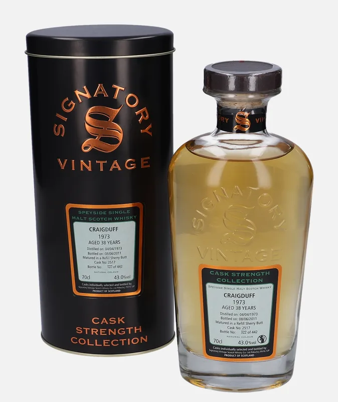 Strathisla – 1973 38 Year Old Signatory Vintage Scotch Whisky Co. Cask Strength Collection
