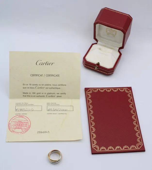 Cartier - Ring - Trinity - 18 kt. Yellow gold, Rose gold, White gold - 0.00ct. tw