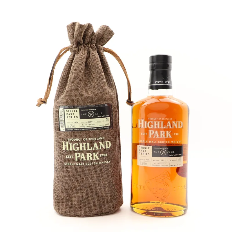 Highland Park – 2006 11 Year Old Single Cask #2132 For The W Club (70cl, 67%)