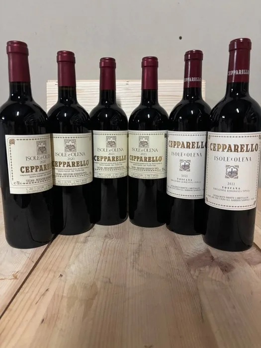 Cepparello 2020 x2, 2021 x2, 2022 x2 - Tuscany IGT - 6 Bottles (0.75L)