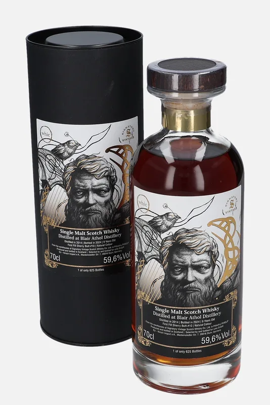 Blair Athol – 2014 9 Year Old Signatory Vintage Scotch Whisky Co. Edda