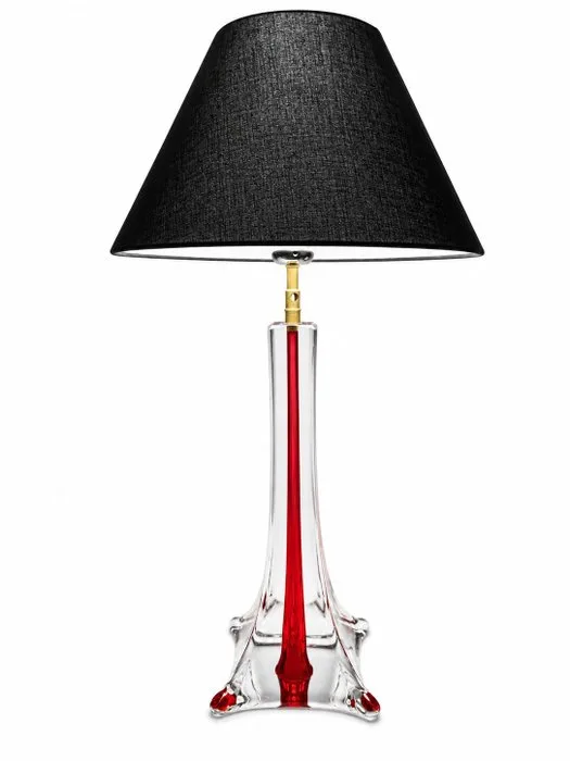 Cristal St Louis - Table lamp - Gilt brass