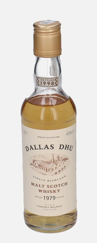 Dallas Dhu – 1979 Gordon & MacPhail Distillery Labels (35cl, 40%)