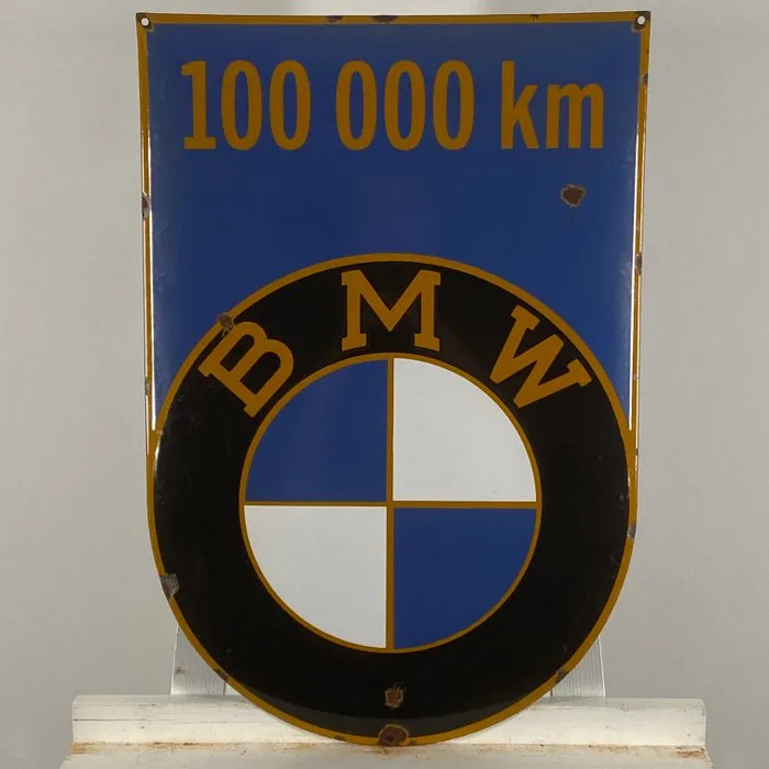 BMW - Enamel sign - 60x41cm - Made of thick steel sheet and enamel