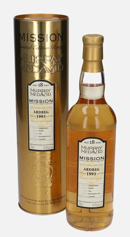 Ardbeg – 1993 18 Year Old Murray McDavid Mission Gold Series