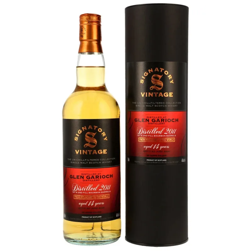 Glen Garioch – 14 Year Old 2011/2026 Signatory Vintage First Fill and Second Fill Bourbon Barrels