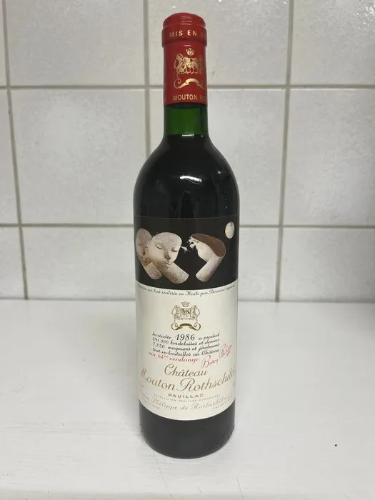 1986 Château Mouton Rothschild - Pauillac 1er Grand Cru Classé - 1 Bottle (0.75L)