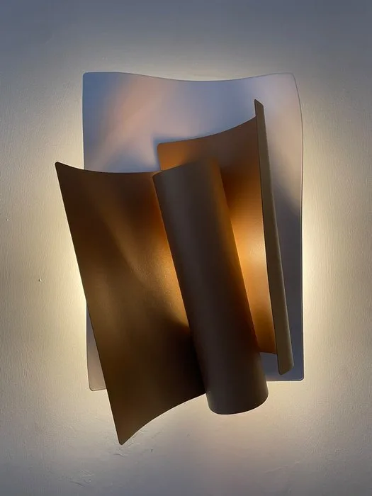 AO_Lightsculptures - Andrea Olivazzo - Wall lamp - Sheet 4 - Aluminium