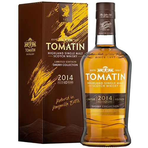 Tomatin 10 Year Old (2014) Sherry Collection – Manzanilla (70cl, 46%)