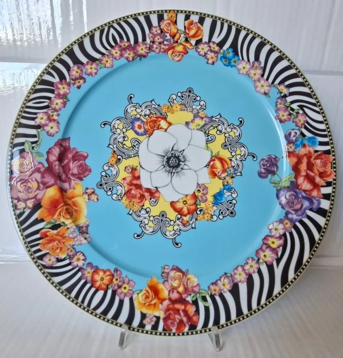 Rosenthal - Versace - Wall plate - Versace Wand-Platzteller "Primavera Ikarus" 33cm - hard-paste porcelain - Control number: 3