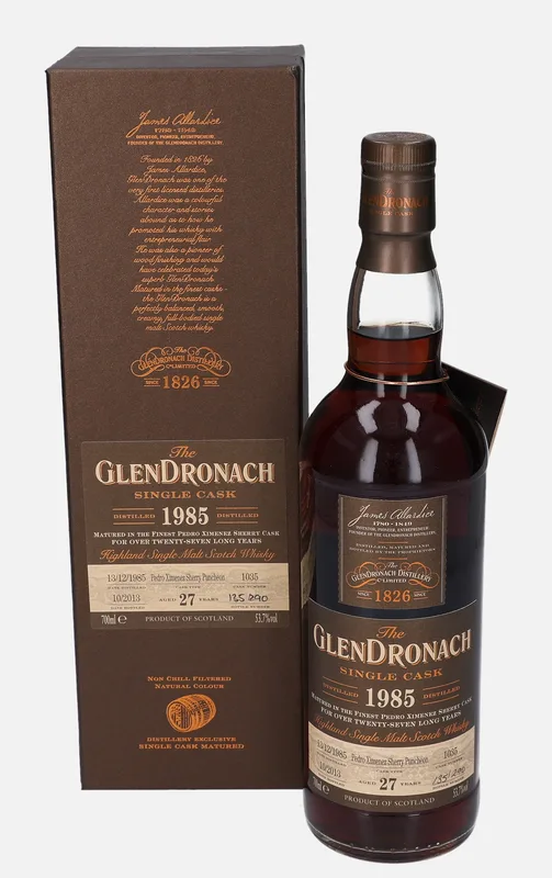 Glendronach – 1985 27 Year Old Single Cask (70cl, 53.7%)