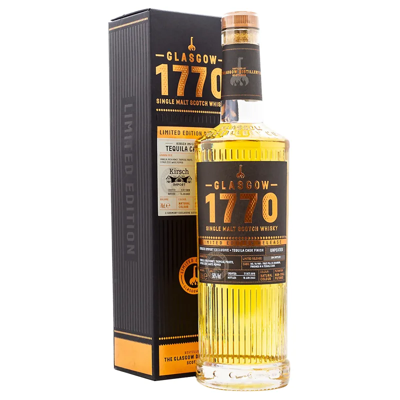 Glasgow 1770 Aged 4 Years 2018/2023 Cask 18/991 Germany Exclusive Single Malt Scotch Whisky (70cl, 58%)