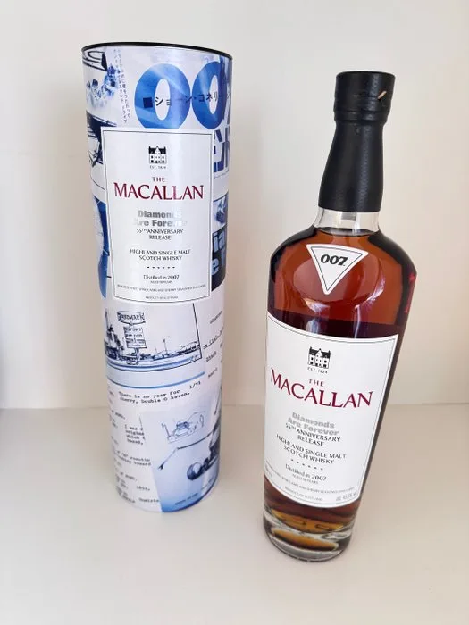 Macallan 2007 18 years old Diamonds Are Forever 55th Anniversary Release - James Bond - 700ml