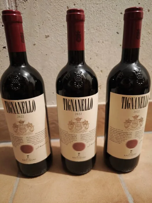 2022 Antinori Tignanello - Tuscany - 3 Bottles (0.75L)
