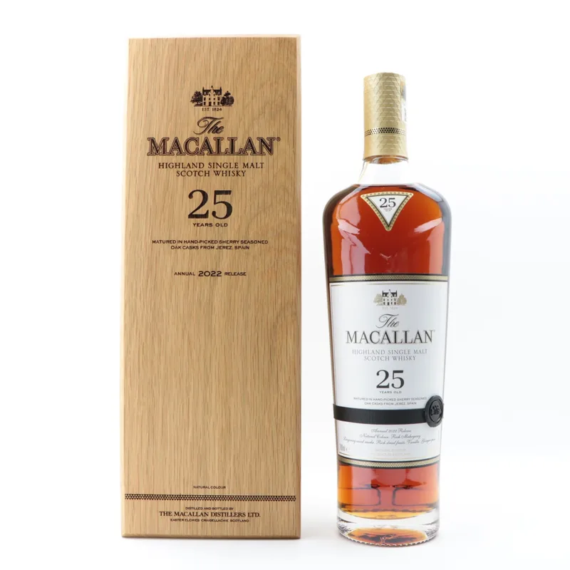 Macallan – 25 Year Old Sherry Oak 2022 Release (70cl, 43%)