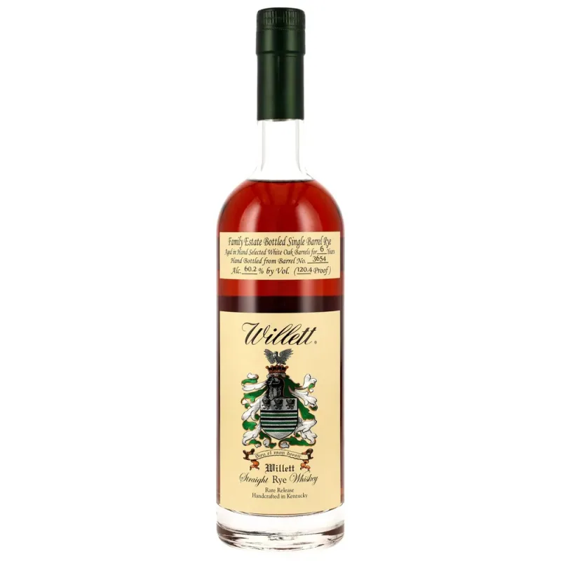 Willett – 6 Year Old Family Estate Rye Whiskey Single Barrel