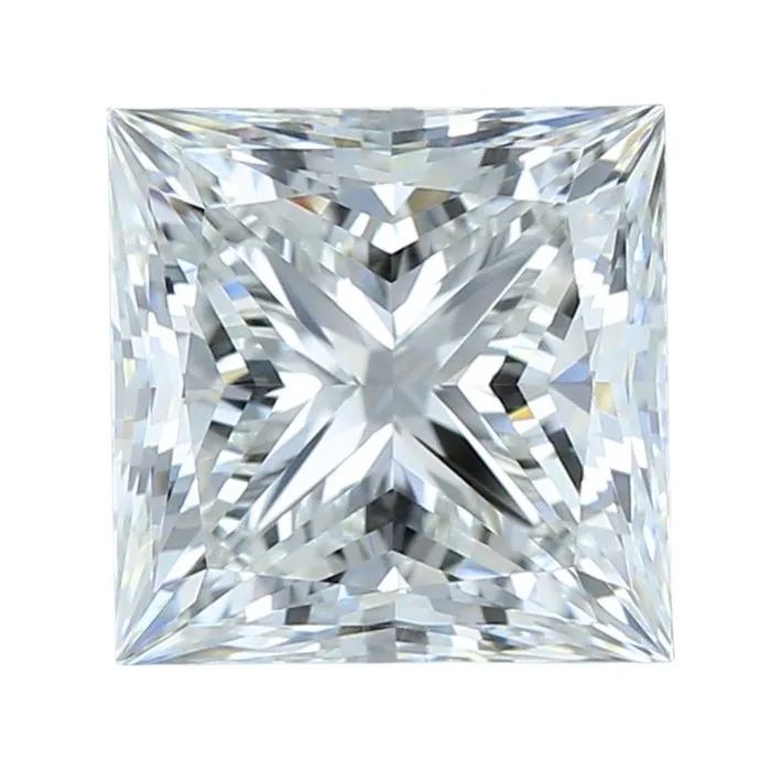 1 pcs Diamond (Natural) - 1.50 ct - Square - I - VVS1 - International Gemological Institute (IGI) - IGI Certified Diamond