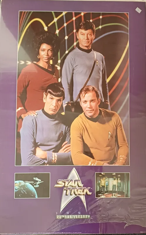 Star Trek Original Series 1991 25th Anniversary poster, from 1991, by Portal Publications
