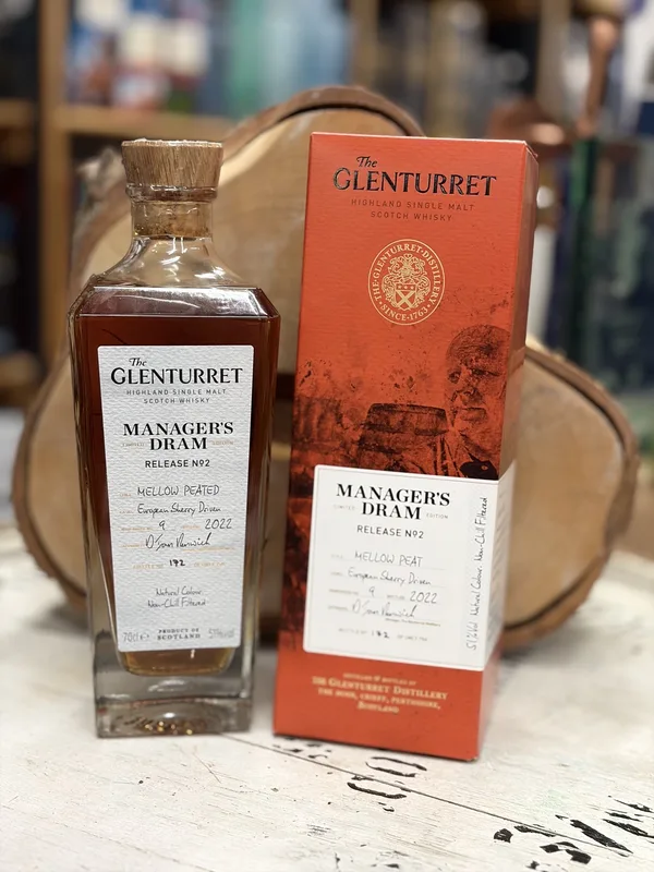 Glenturret – Manager's Dram Release No.2 European Sherry Oak Casks 'Mellow Peated' 2022 (70cl)