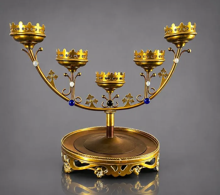 Candleholder - Bronze - Neoclassical candelabras