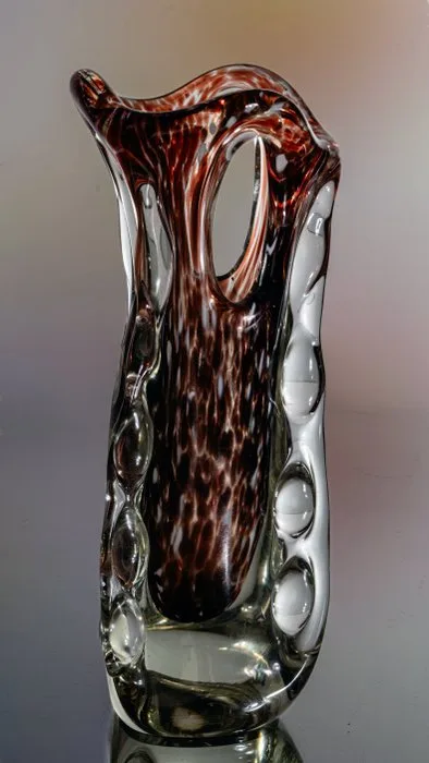 VEB Harzkristall Derenburg - Vase - Vase object – height 18 cm - Glass