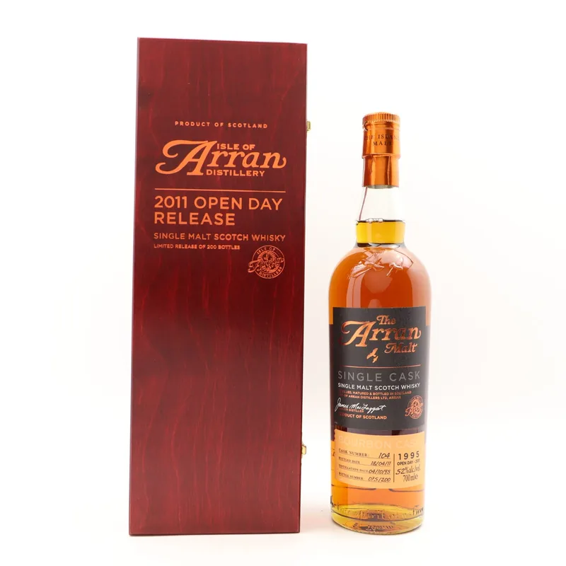 Arran – 1995 Single Cask #104 For Open Day 2011 (70cl, 52%)