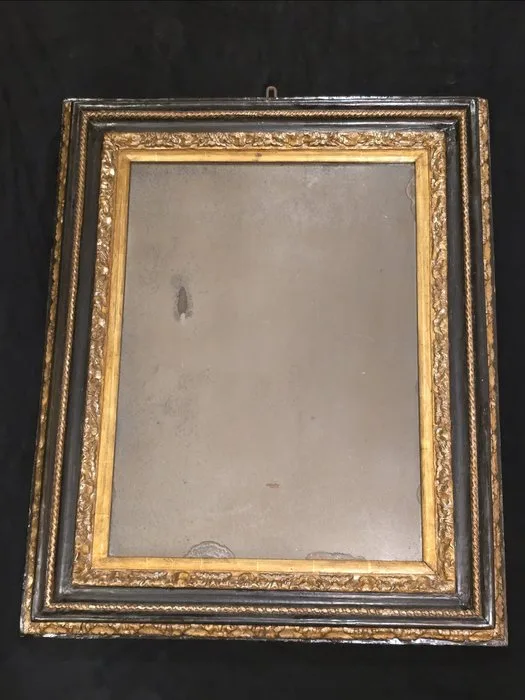 Wall mirror - Gilt wood - Antique wooden mirror