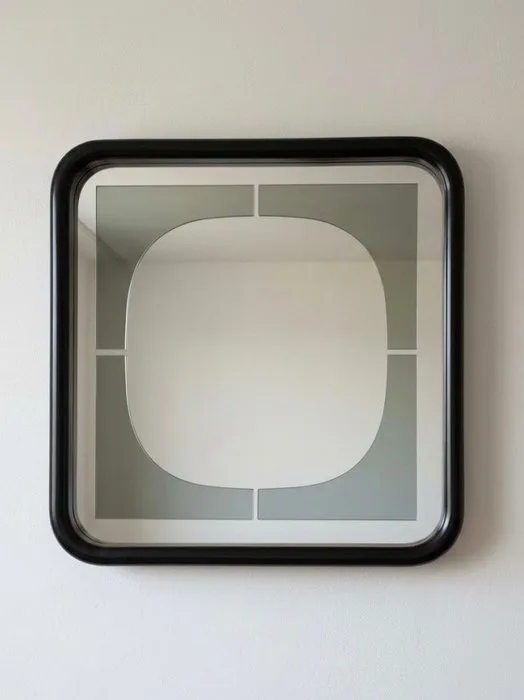 Mirror - Wood, Glass - Space Age Layered Mirror