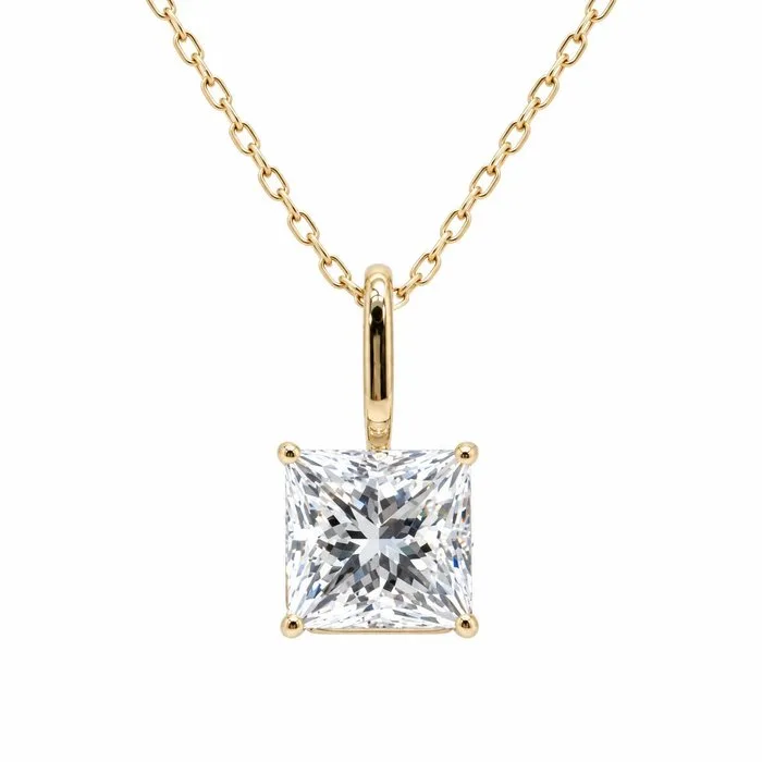 Necklace - 14 kt. Yellow gold - 2.07ct. tw. Diamond (Lab-grown)