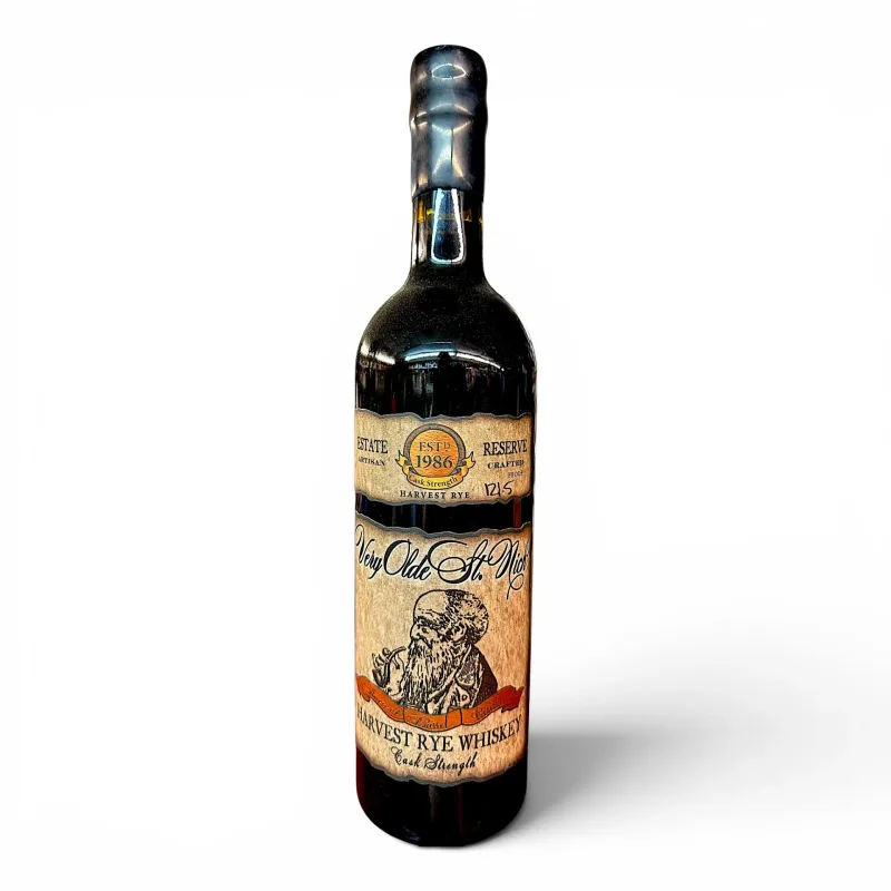 Very Olde St Nick Harvest Rye Estate Reserve Artisan Crafted Cask Strength Kentucky Rye Whiskey (2022) (75cl, 59.6%)
