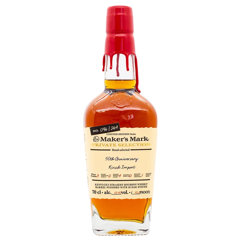 Maker's Mark – Private Selection 50th Anniversary Kirsch Import Germany Exclusive Kentucky Straight Bourbon Whiskey (70cl, 55.4%)