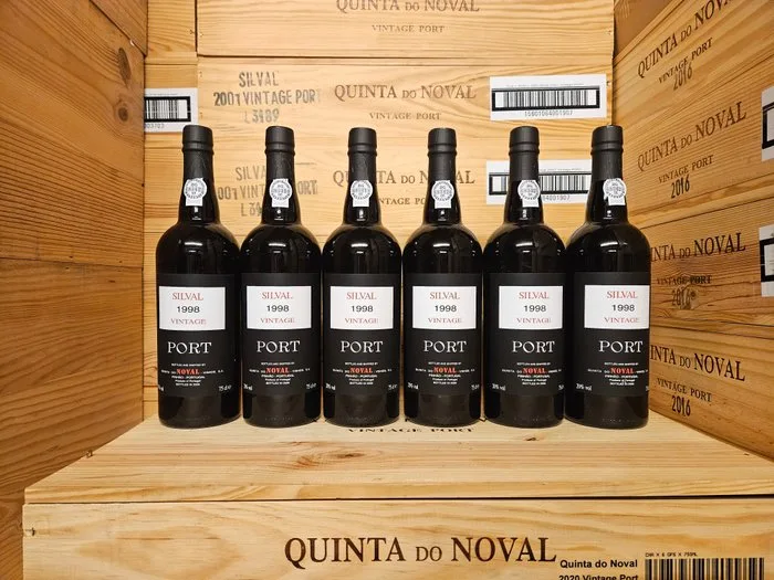 1998 Quinta do Noval, Silval - Vintage Port - Bottled in 2000 - Douro - 6 Bottles (0.75L)