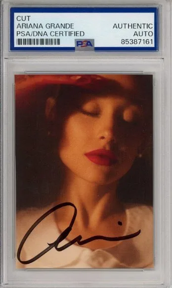 Ariana Grande - Signed Art Card Picture Photo - PSA DNA - Photo