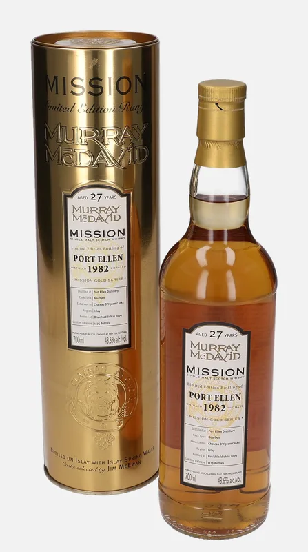 Port Ellen – 1982 27 Year Old Murray McDavid Mission Gold Series