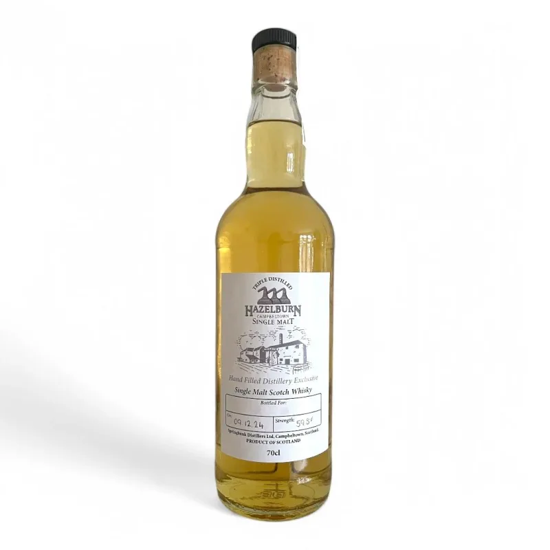 Hazelburn – Hand Filled Fresh Bourbon Distillery Exclusive Campbeltown Single Malt Scotch Whisky
