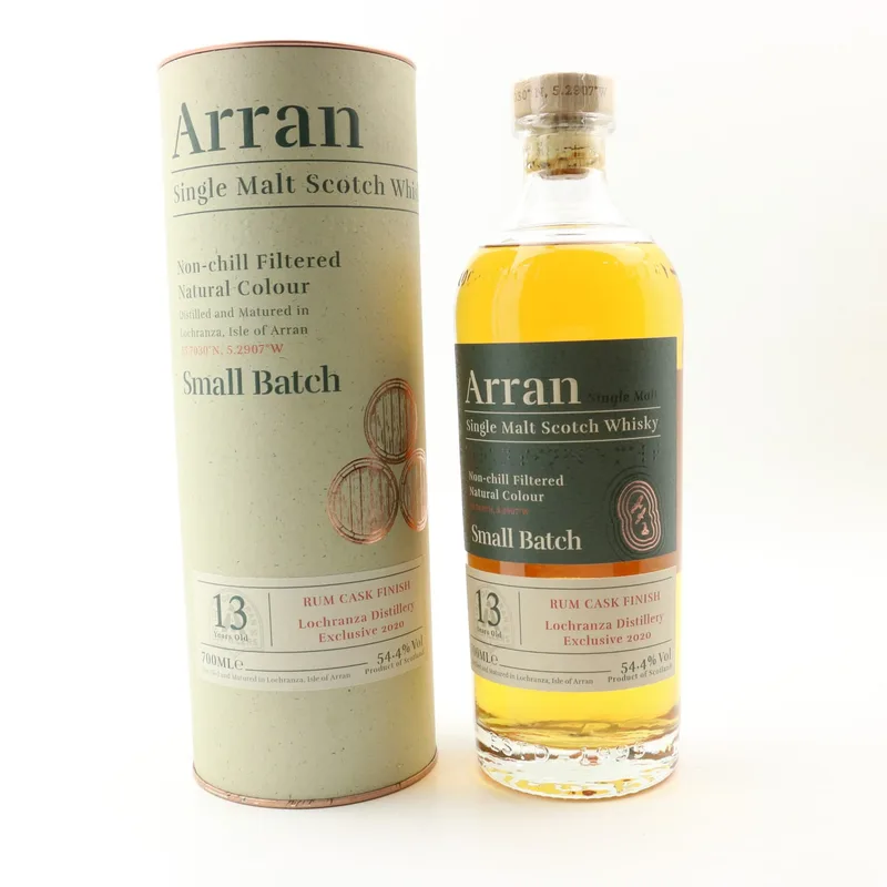 Arran – 13 Year Old Rum Cask Finish Distillery Exclusive 2020 (70cl, 54.4%)